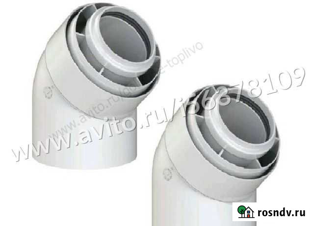 Колено LAS 45 D60/100 (2 шт ) Ярославль - изображение 1