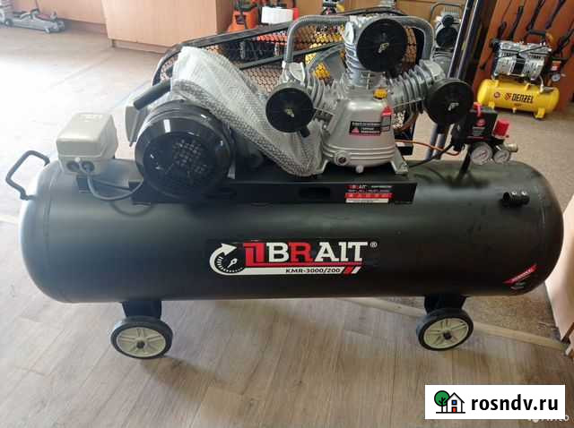 Компрессор 380 В 3 кВт 200 л 650 л/мин 10 бар Шадринск - изображение 1
