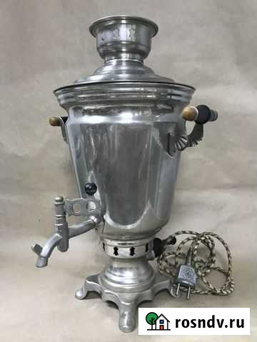 Самовар рюмка электрический рабочий 3 л СССР №2 Ижевск - изображение 1
