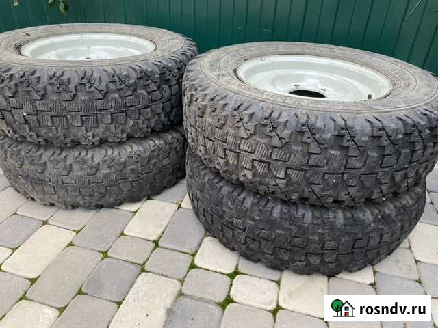 Литые диски с резиной на УАЗ r15 Усть-Лабинск - изображение 1