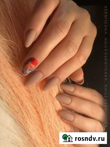 Комбинированный маникюр и наращивание ногтей Омск - изображение 1