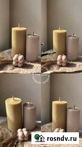 Свечи из вощины(натуральный воск) делаем под заказ Майкоп - изображение 1