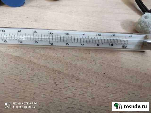 Градусник лабораторный, технический 0-100 градусов Конаково - изображение 1