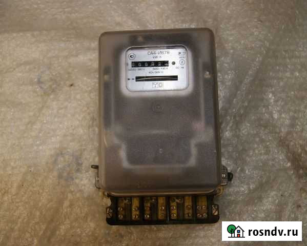 Счетчик трехфазный са4-И678 10-40А/380В Строитель - изображение 1