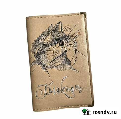 Блокнот в обложке с вышивкой Курск - изображение 1