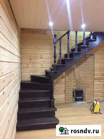 Лестница деревянная на заказ Коломна - изображение 1