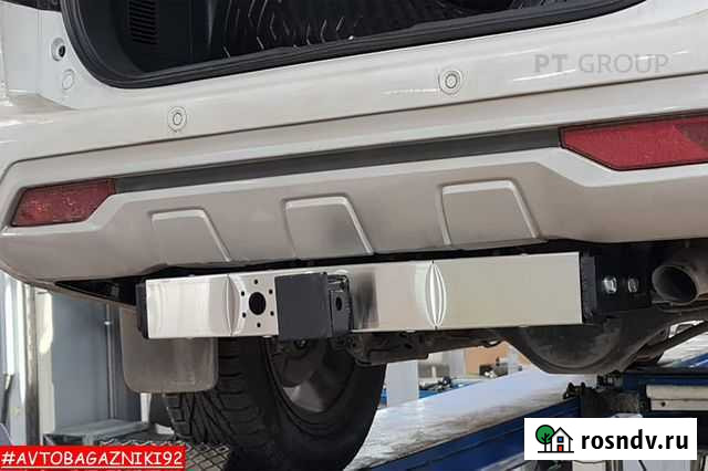 Фаркоп под квадрат на Mitsubishi Pajero Sport 3 Симферополь - изображение 1