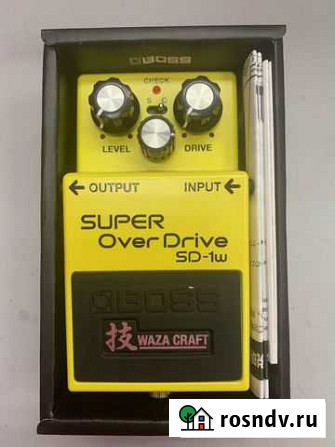 Гитарный процессор boss sd1-w Воскресенск - изображение 1