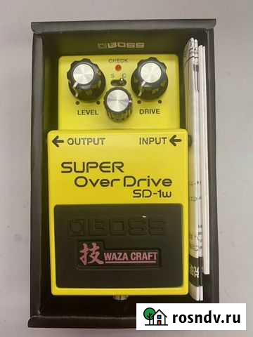 Гитарный процессор boss sd1-w Воскресенск - изображение 1