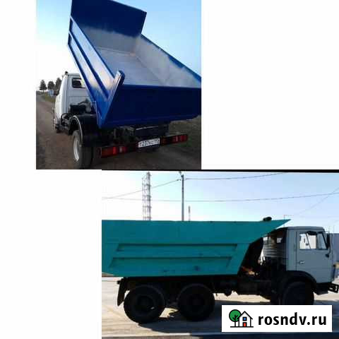 Доставка шебень, песок, отсев, земля, чернозём,гпс Усть-Лабинск - изображение 1