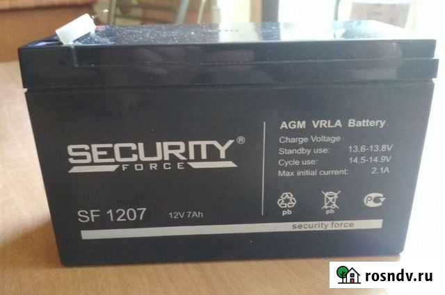 Аккумулятор 12v 7ah Киров - изображение 1