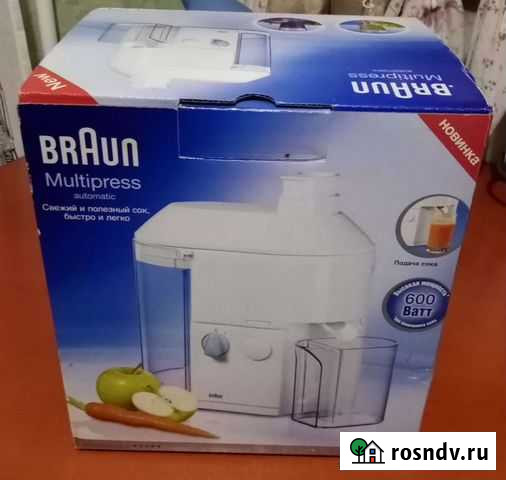 Соковыжималка braun Сургут - изображение 1