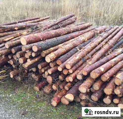 Столбы круглые сосна, диаметр 8-12 см, длина 2,3,4 Рубцовск