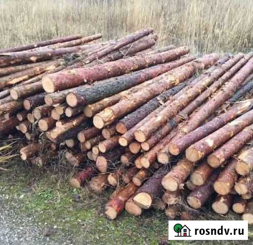 Столбы круглые сосна, диаметр 8-12 см, длина 2,3,4 Рубцовск - изображение 1