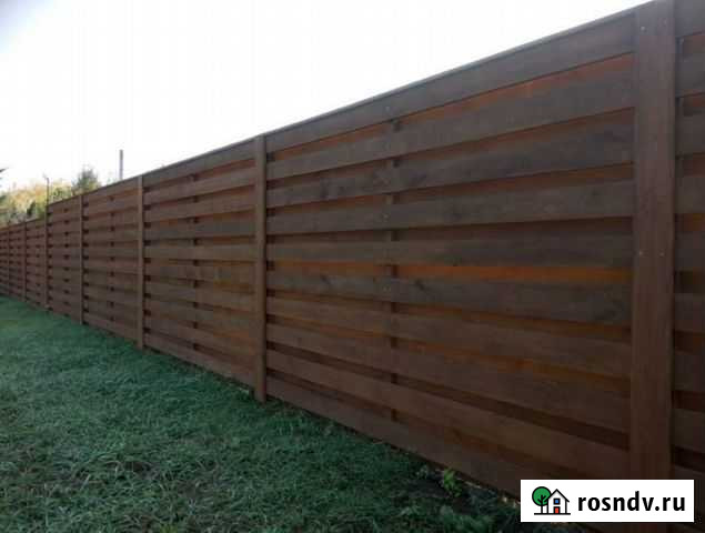 Забор из дерева Черепаново - изображение 1