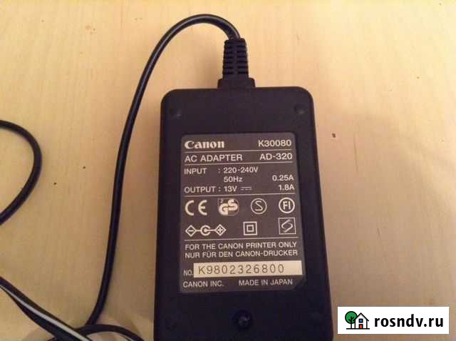 Блок питания Canon K30080 13v 1.8a Курск - изображение 1