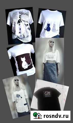 Печать на футболках, одежде Тюмень - изображение 1