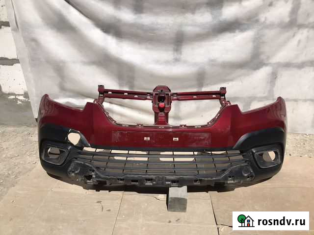 Бампер передний Renault Sandero 2 Stepway рестай Черноголовка - изображение 1