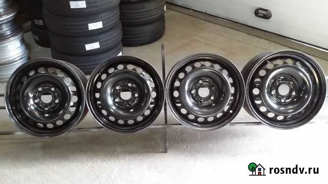 5563) К-кт ориг дисков штамп R15 volkswagen Ульяновск - изображение 1