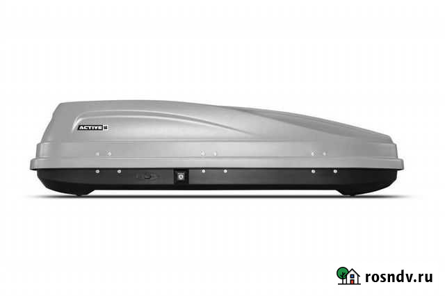 Автобокс на крышу Серый active S (320 л) Аэродин Ханты-Мансийск - изображение 1