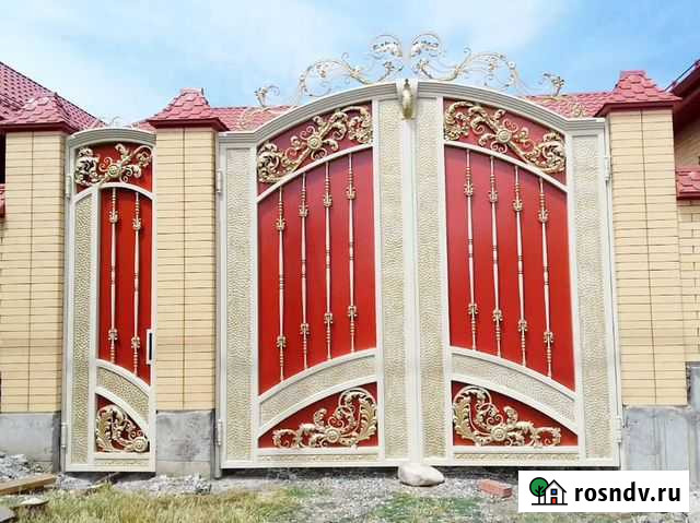 Ворота кованые на заказ N1 Урус-Мартан - изображение 1