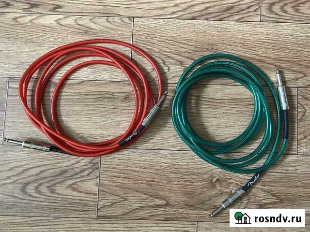 Кабели (шнуры) гитарные Fender 3 метра Омск - изображение 1