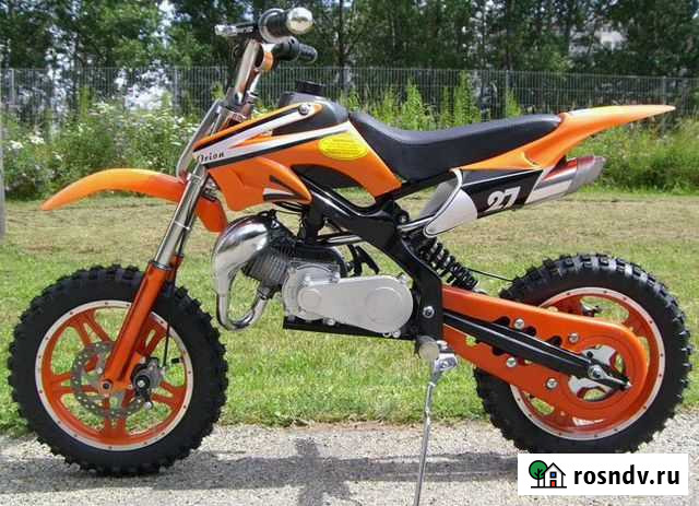 Pocket bike 49-сс. Оранжевый. Синий. Новый Пермь - изображение 1