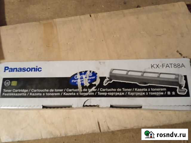 Тонерный картридж Panasonic kx-fat88a Ангарск - изображение 1