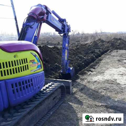 Услуги мини экскаватора -Бара Курчатов - изображение 1