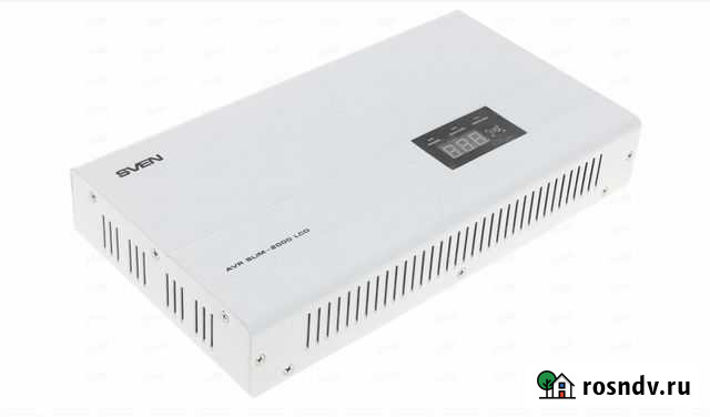 Стабилизатор напряжения sven AVR slim-2000 LCD Старый Оскол - изображение 1