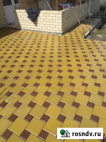 Укладка тротуарной плитки под вибропресс Темрюк - изображение 1