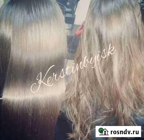 Кератиновое выпрямление, Ботокс для волос Бийск - изображение 1