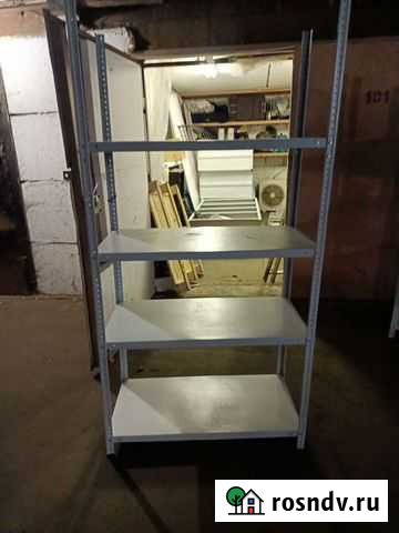 Стеллаж металлический торговый бу Люберцы - изображение 1