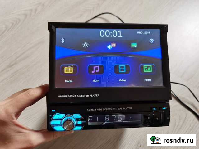 Магнитола универсальная 1 din с экраном art090857 Химки - изображение 1