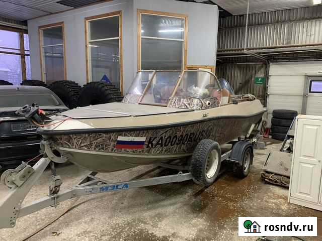 Моторная лодка Салют-480М ямаха двс 70лс Советский - изображение 1