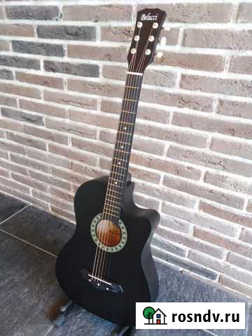 Акустическая гитара, новая, с чехлом и медиаторами Саранск - изображение 1