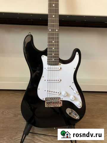 Электрогитара новая Stratocaster (black) Староминская - изображение 1