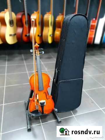 Скрипка в кейсе 4/4 Новая Ульяновск - изображение 1