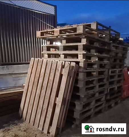 Поддоны деревянные бу Салехард - изображение 1