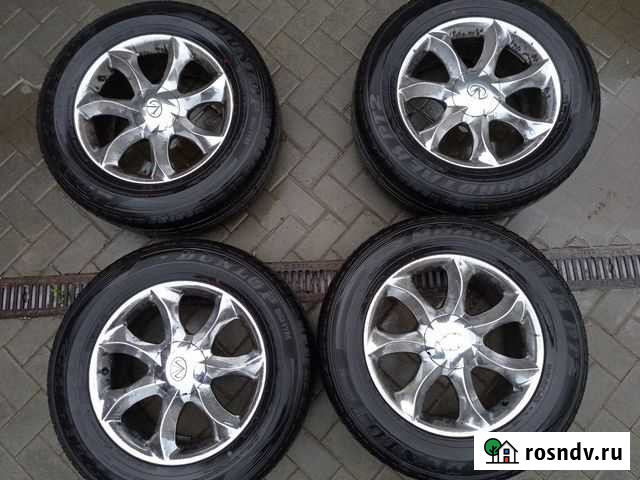 Оригинальные диски на инфинити R18 5х114.3+шины Челябинск - изображение 1