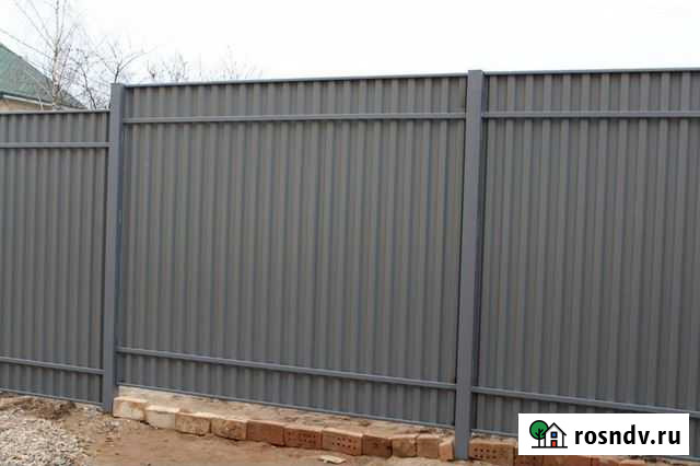 Забор из профнастила Бердск - изображение 1