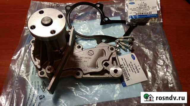 Насос системы охлаждения двигателя Ford + сальник Новая Ладога - изображение 1