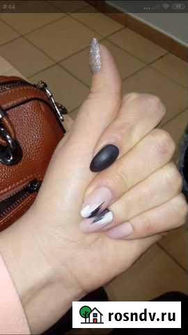 Наращивание ногтей маникюр,покрытие гель лак, педи Омск - изображение 1