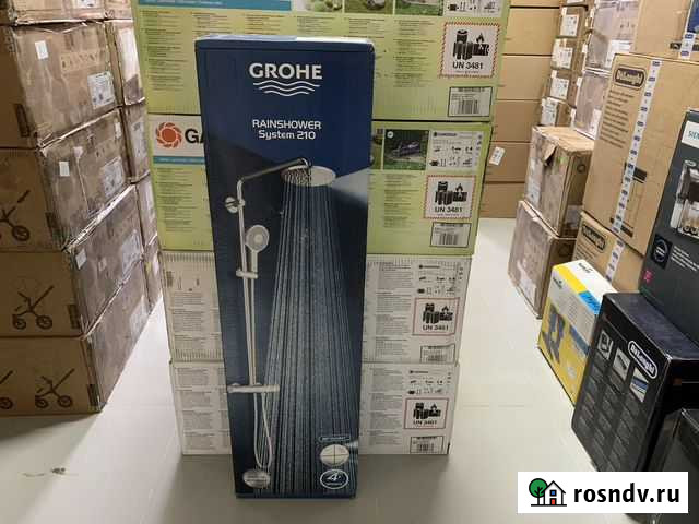 Новая душевая стойка Grohe Rainshower System 210 Йошкар-Ола - изображение 1