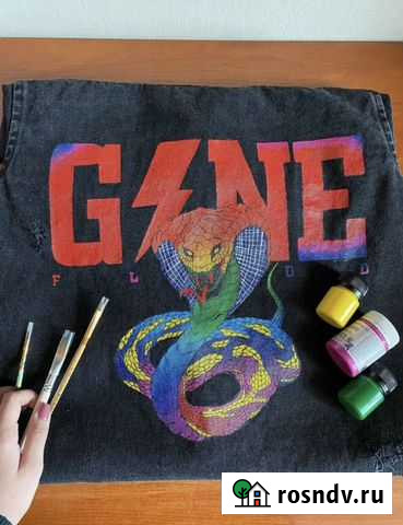 Рисование на одежде/custom Казань - изображение 1