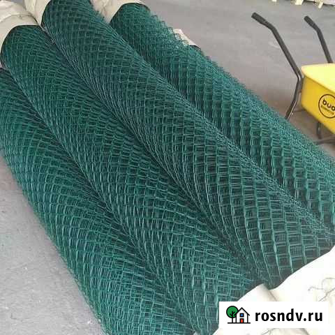 Сетка рабица с покрытием зеленый Ухта - изображение 1