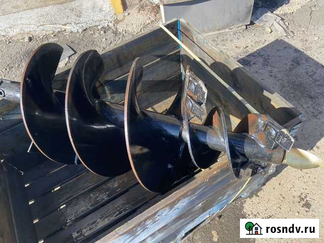 Шнек (навесной бур) для гидробура, ямобура Братск - изображение 1