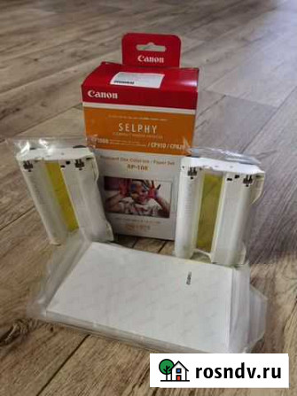 Катриджи + фотобумага canon selphy RP-108 Киров - изображение 1