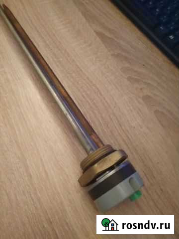 Тэн прямой 3kw с правой резьбой с терморегулятором Екатеринбург - изображение 1