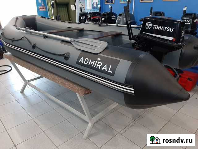 Лодка пвх Адмирал 320 + лодочный мотор Tohatsu 9.8 Волгоград - изображение 1